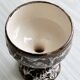 Vintage ceramic footed bowl