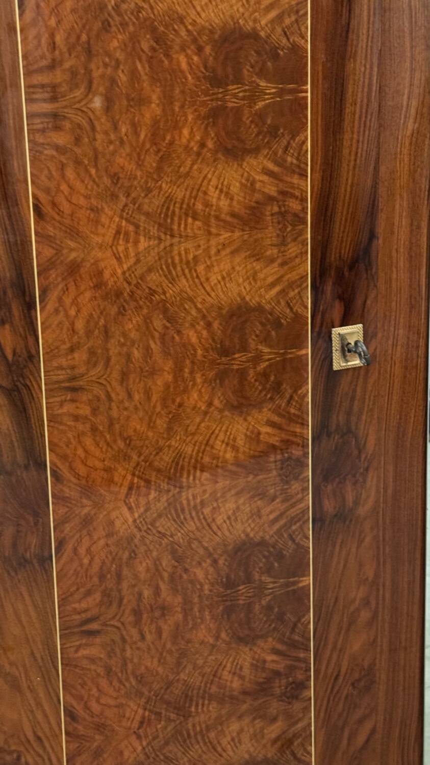 Vintage 4-door mirrored wardrobe