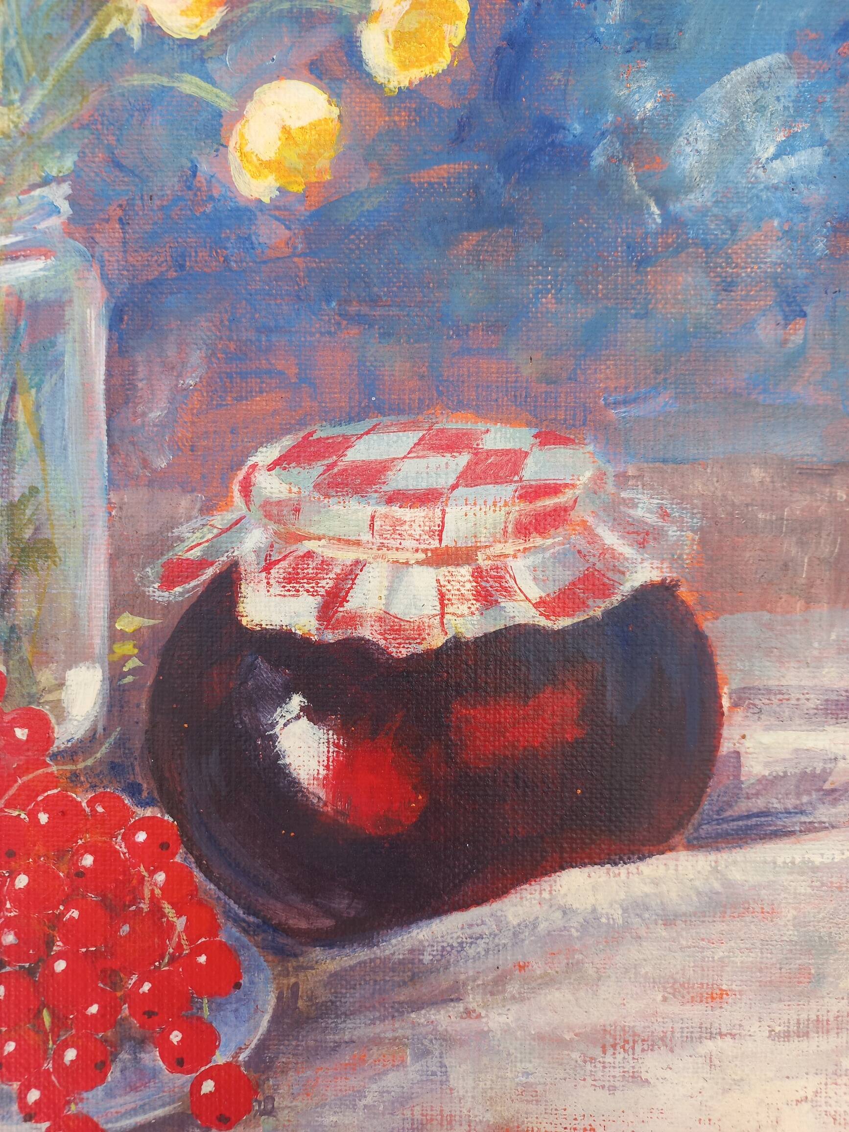 Oil on canvas still life