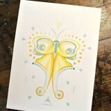 Watercolor butterfly