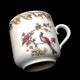 Two PL coffee cups (Limousine Porcelain) the crowned swallow