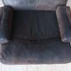 Fauteuil en cuir et métal chrome