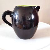Two-tone ceramic pitcher Keramos Sèvres 1960s