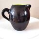 Two-tone ceramic pitcher Keramos Sèvres 1960s