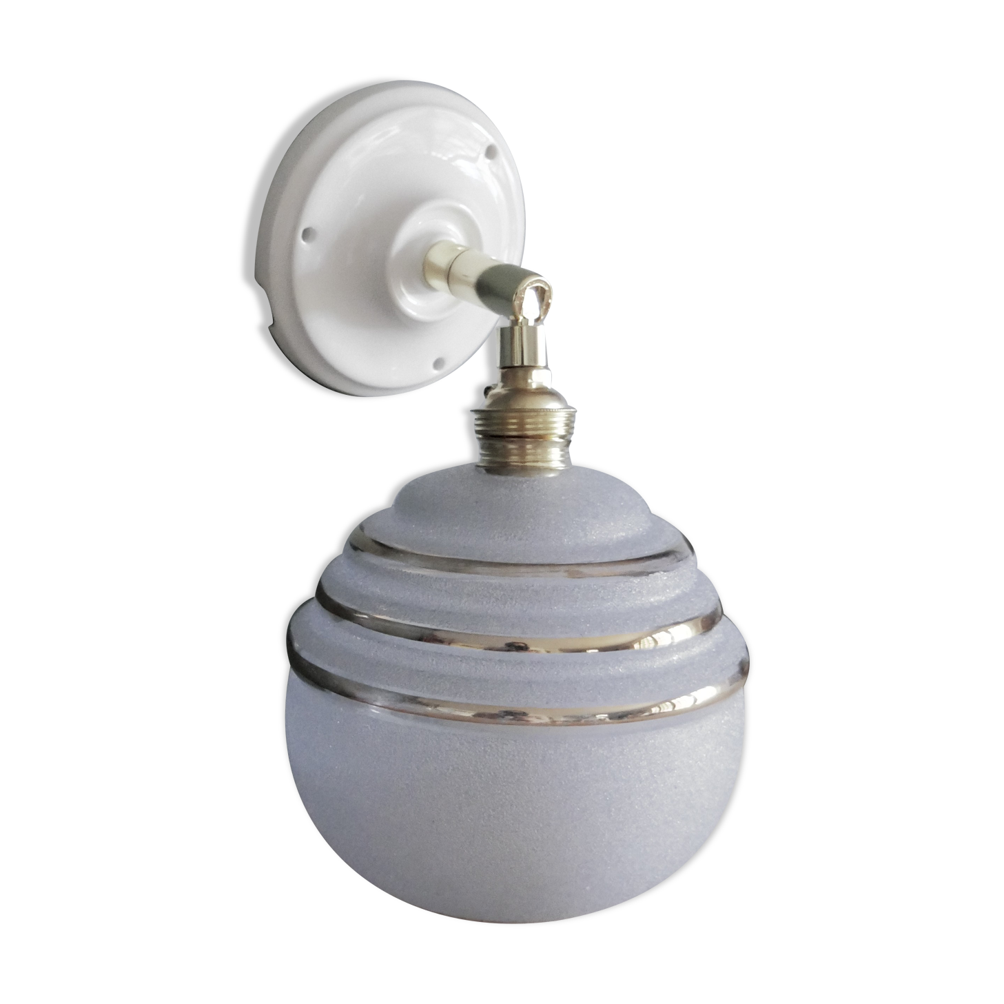 Blue granite glass wall lamp