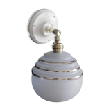 Blue granite glass wall lamp