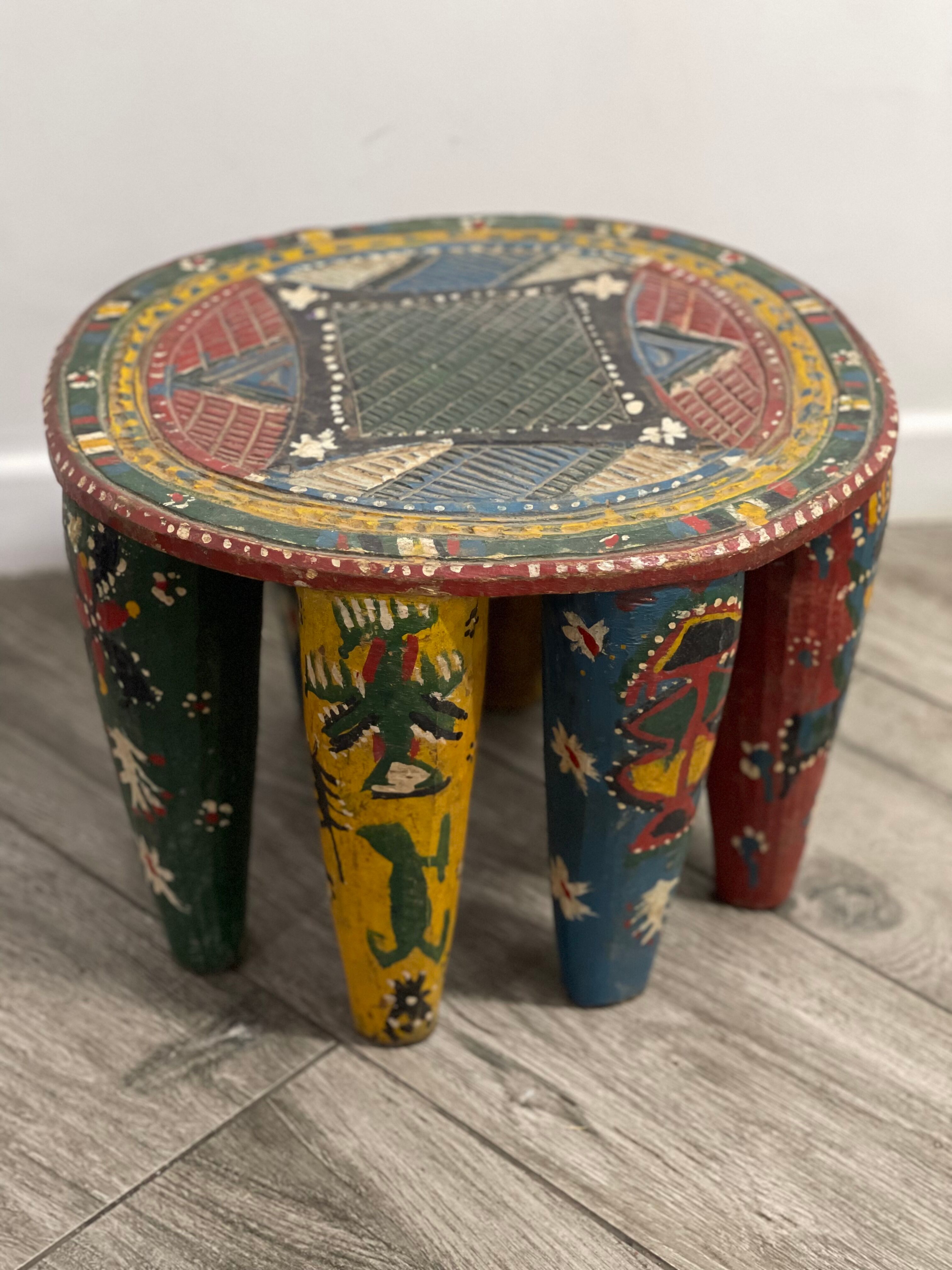 African wooden stool Zindi