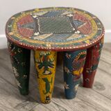 African wooden stool Zindi