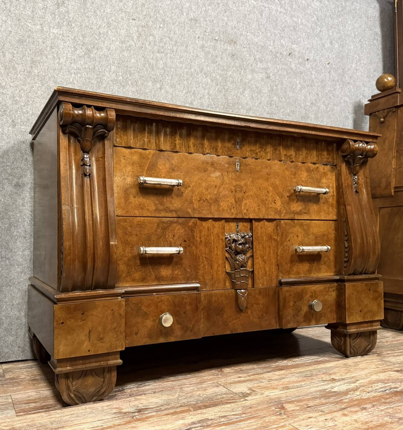 Commode époque art deco en acajou vers 1920-1930
