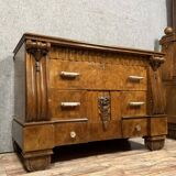 Art Deco period chest of drawers in mahogany circa 1920-1930