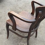 American armchair solid oak