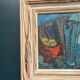 Original Swedish Oil on Panel - 'Still Life with Jugs and Fruits' by Stig Thiderman - Signed - Vintage - Framed
