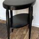 Gueridon console bois noir art déco