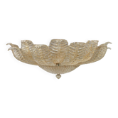 Plafonnier en verre de Murano