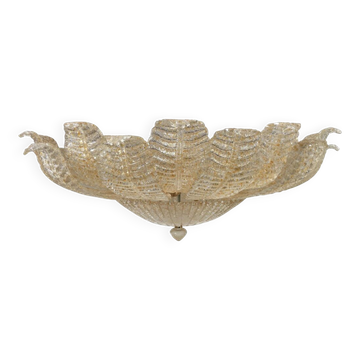 Plafonnier en verre de Murano