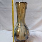 Grand vase en grès flammé de Boufflioux signé GUÉRIN - Années 30