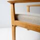 Danish vintage armchair Hans Wegner GE265 with fixed backrest