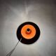 Orange 1970s Ufo Wall or Ceiling Lamp from Staff