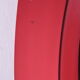 Vintage red round plastic mirror from the 1960s.