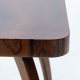 Fully renovated walnut Spider table H 259 by Jindřich Halabala, 1950´s