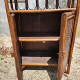 Rattan shelf
