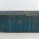 Small antique chest with navy blue patina (c.1920) #68