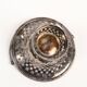 Silver-plated metal bowl basket
