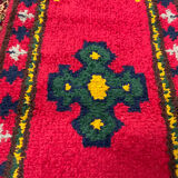 Vintage rug pure Berber style wool