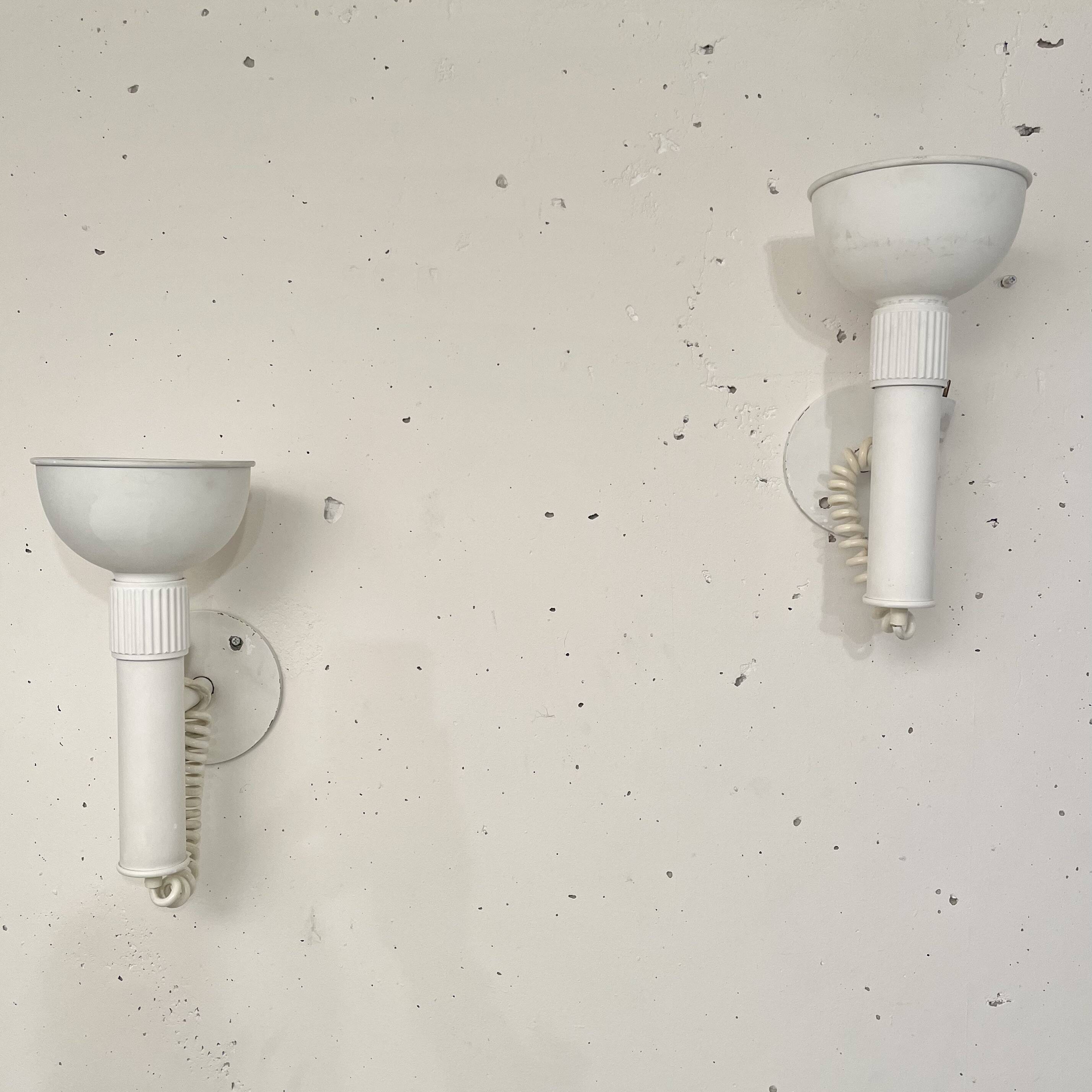 Pair of Marc Held wall lights, Arlus 1977