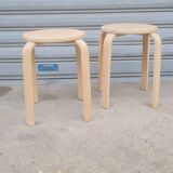 Pair of Ikea frosta stools 1980