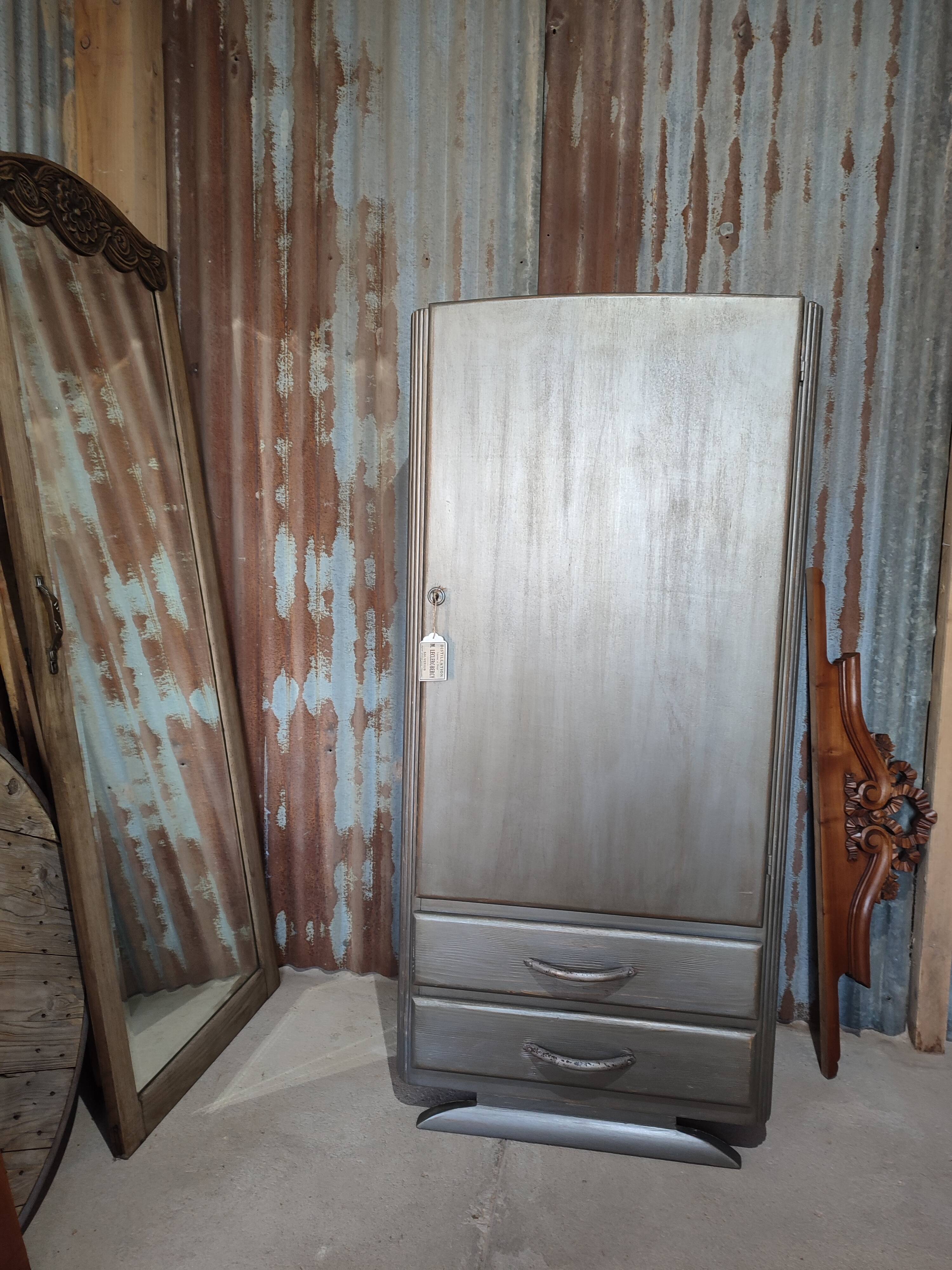 Beautiful vintage wardrobe restored in the mid-20th century.