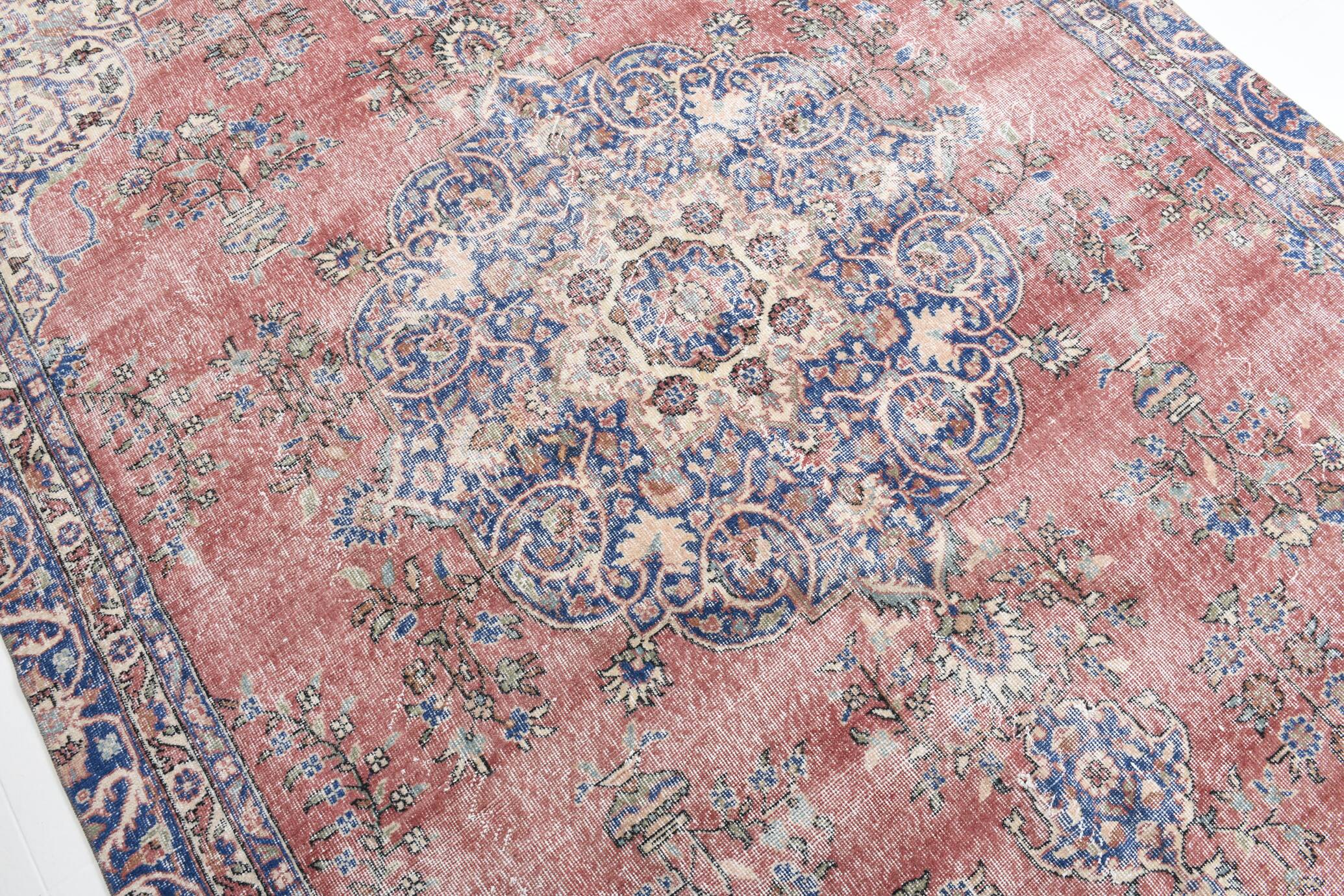 7x11 Shades Of Burgundy Persian Rug, 212x347Cm