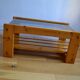 Wood and glass coffee table
