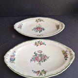 Set of 2 earthenware dishes from Villeroy and Boch Mettlach, model 1562