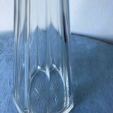 Art Deco crystal and sterling silver carafe