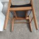 Oak armchair from 1950 by Guillerme and Chambron