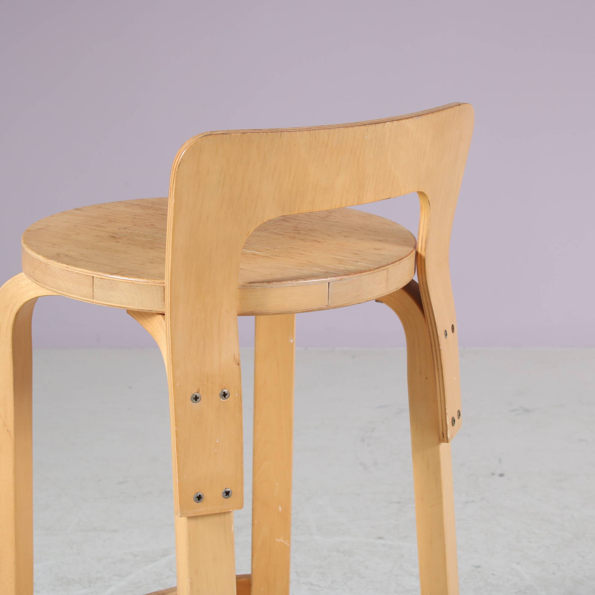 1960s “K65” Stool by Alvar Aalto for Artek, Finland