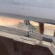 Pair of vintage 1930s Art Deco chrome-plated metal mirrors - 103 x 60 cm