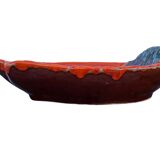 Grand bol en céramique vintage française de Vallauris en forme de coquillage