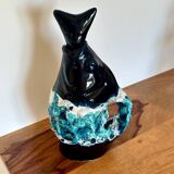 Liquor service Carafe Vallauris Poisson vintage