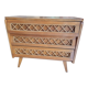 Commode rotin de 1970