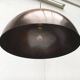Mid-century copper dome pendant