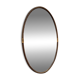 Antique mirror with twisted brass frame from the 60s 70s.