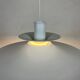 Large Vintage Pendant Light • Lyfa • Denmark • 1970