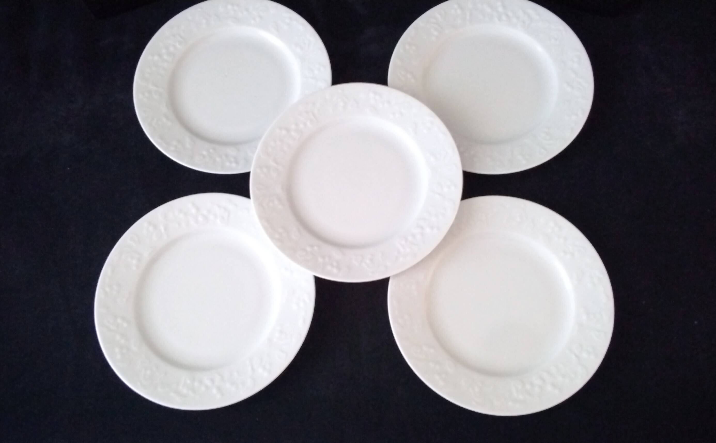5 dessert plates in Limoges porcelain