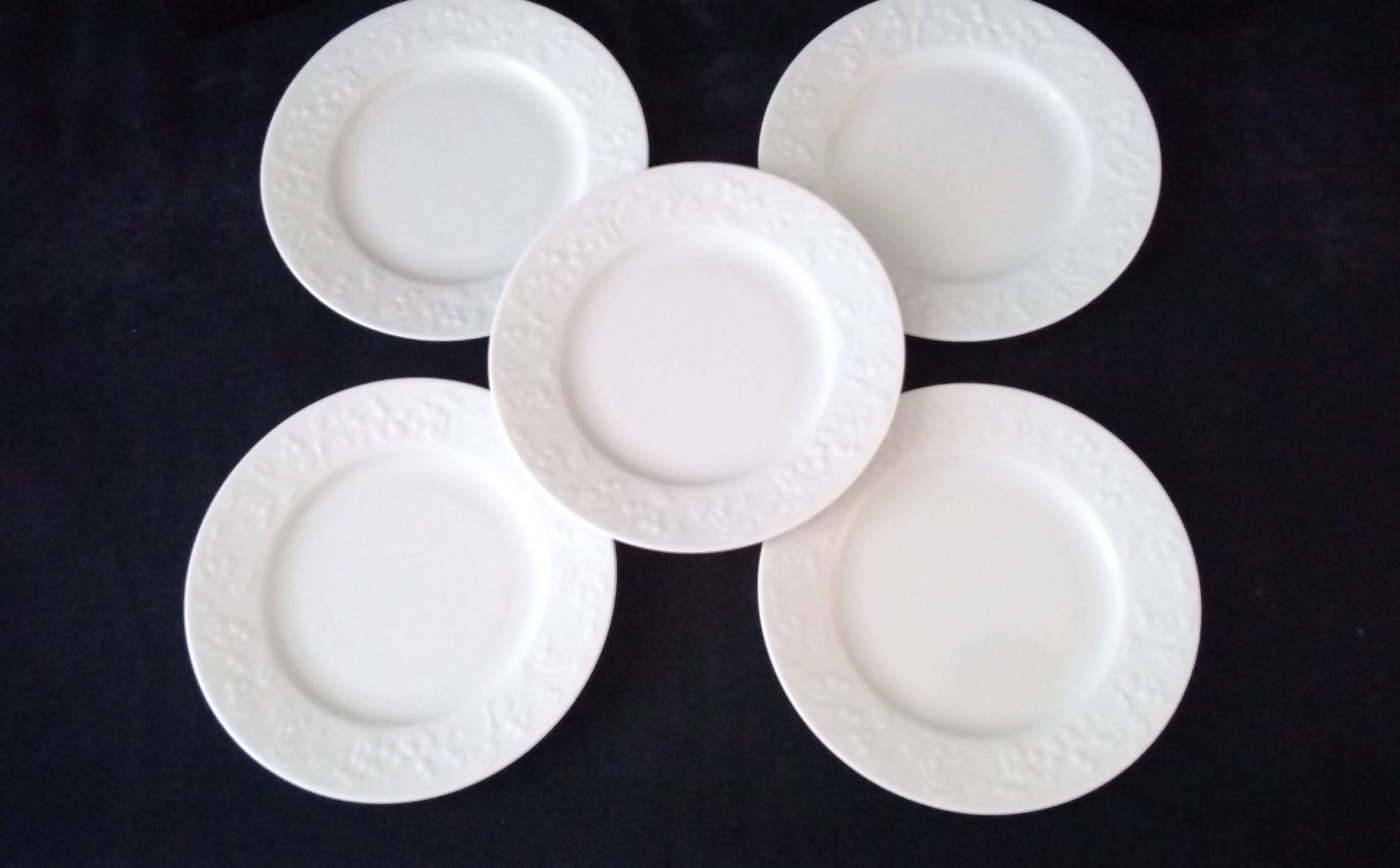 5 Assiettes à dessert en Porcelaine de Limoges