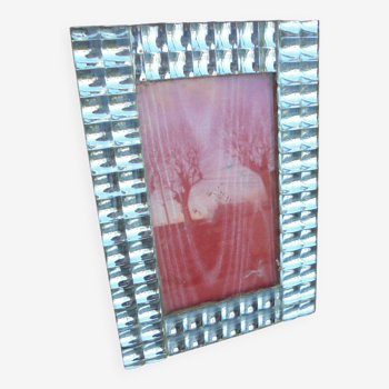 Vintage Mirror Photo Holder Frame