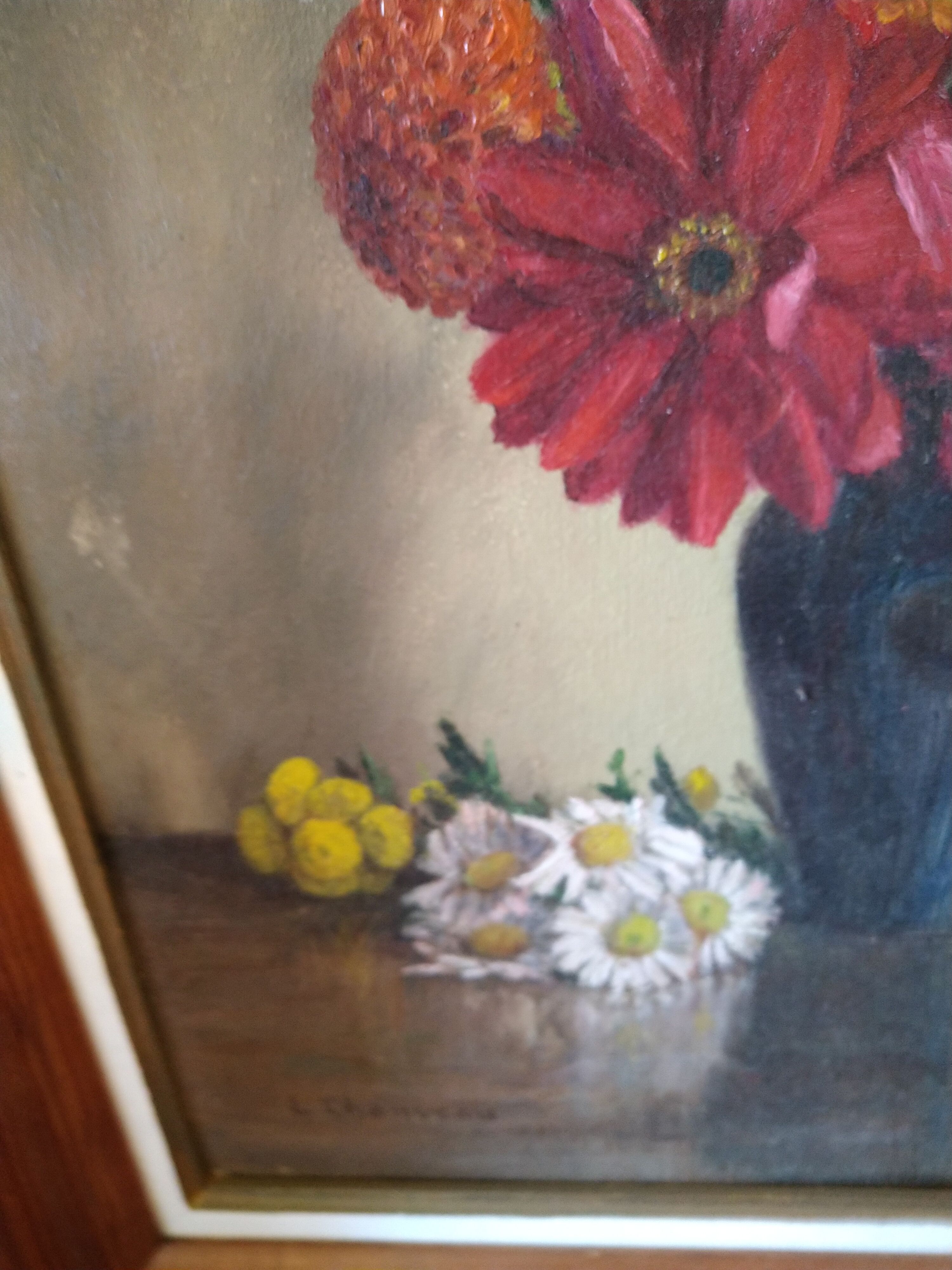 Tableau bouquet de fleurs