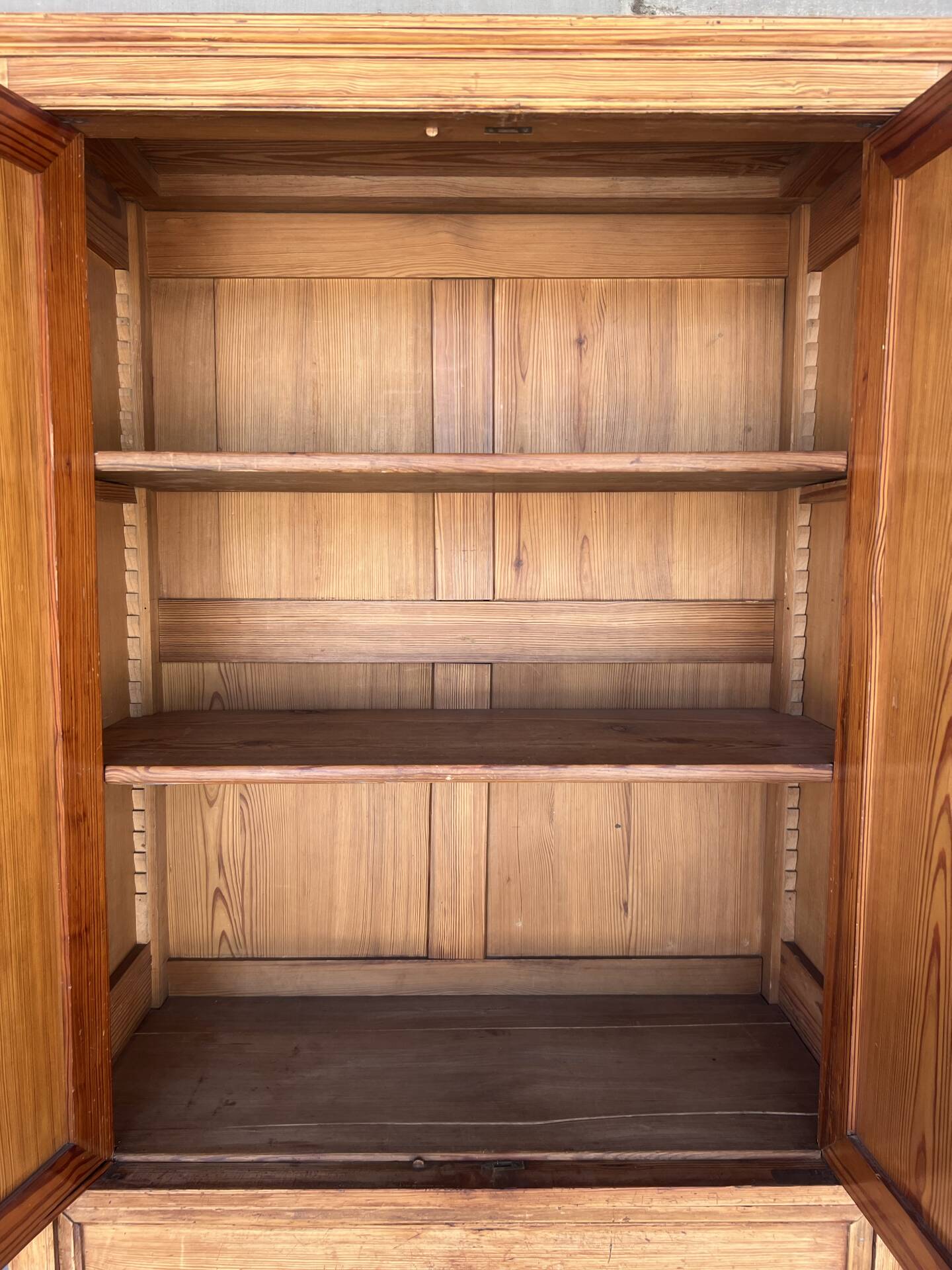 Raw wood furniture