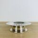 Coquillor silver metal butter dish